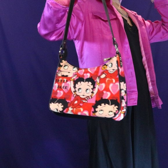 Betty Boop Red Shoulder Bag - Picture 2 of 3